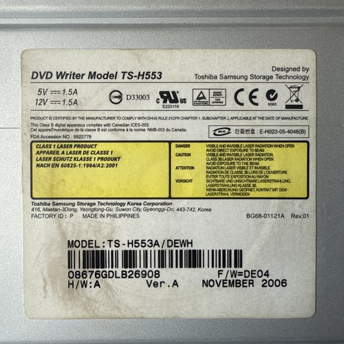 Samsung DVD Writer TS-H653 *Original - - Picture 2 of 3