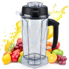 Blender Pitcher 64oz, Upgrade Replacement Pitcher Container Jar Cup Compatibl...