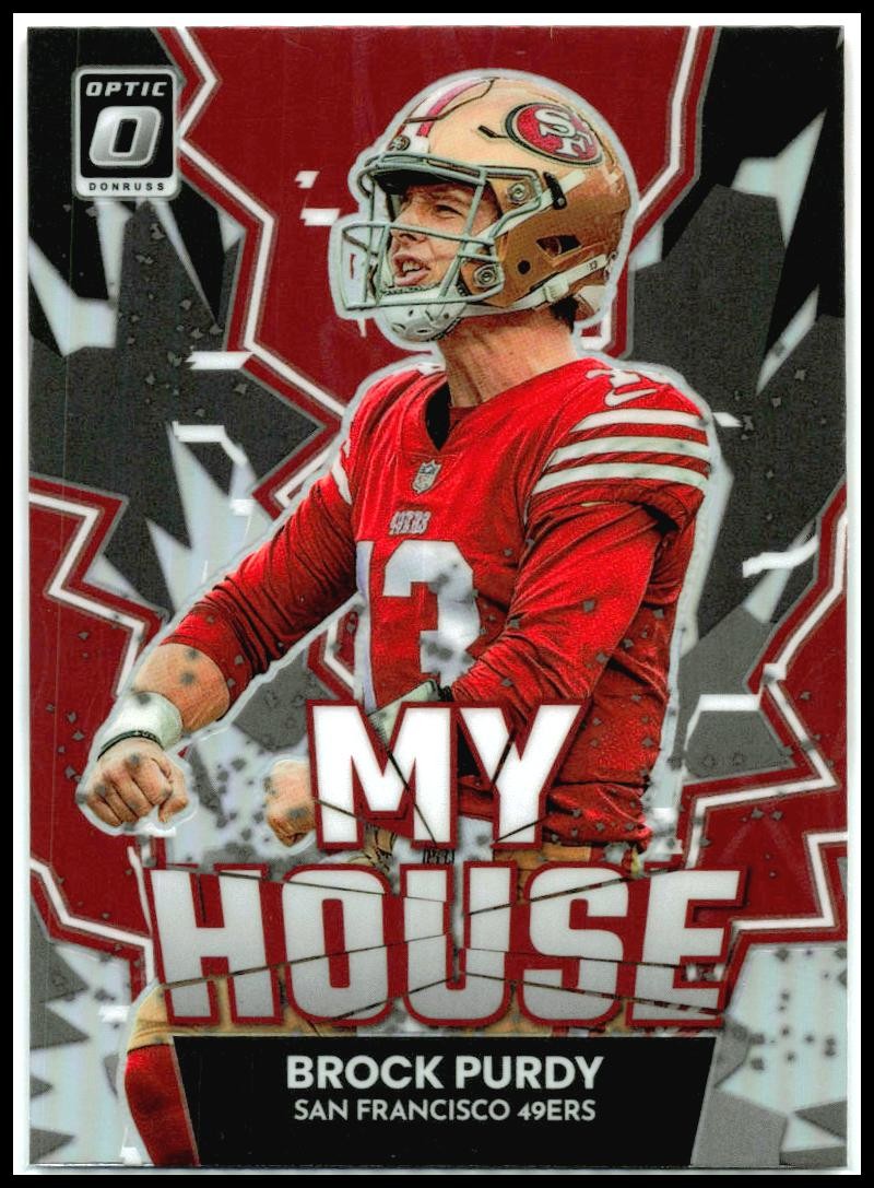 2022 Donruss Optic My House! Silver #MH-10 Brock Purdy San Francisco 49ers