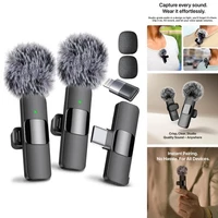 Mini Mic Pro Wireless Lavalier Mic iPhone Android TikTok YouTube Interviews