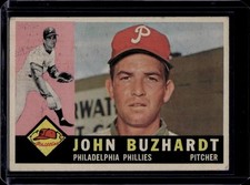 1960 Topps Set Break High Numbers #549, John Buzhardt, Ex