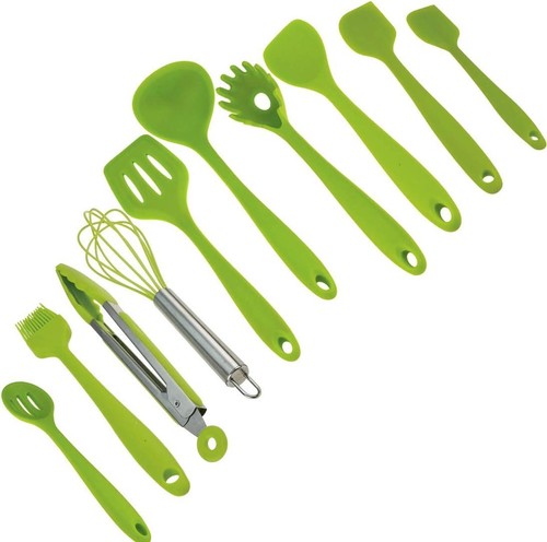 10pcs Silicone Utensils Set, Heat-Resistant, Non-Stick, Safety Health, Silicone - Bild 10 von 12