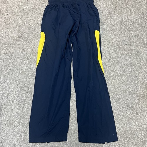 Vtg Michigan Wolverines Pants Mens XL Blue Nike Fit Storm Team Track Pants Y2K - Picture 8 of 8