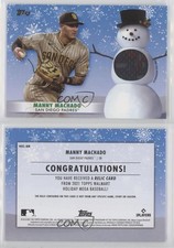 2021 Topps Holiday WalMart Mega Box Relics Manny Machado #WRC-MM