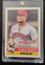 2025 topps heritage noelvi marte ROA-NM RED auto 13/76