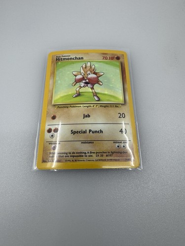 Hitmonchan 7/102 Shadowless Holo Rare Base Set Pokémon 1999 - Bild 1 von 4