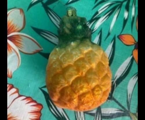 Christborn glass pineapple ornaments lot of 7 total pineapples - Picture 2 of 4