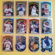 (12) 2013 Topps Chrome Baseball Insert Card Lot! No Doubles! @@@