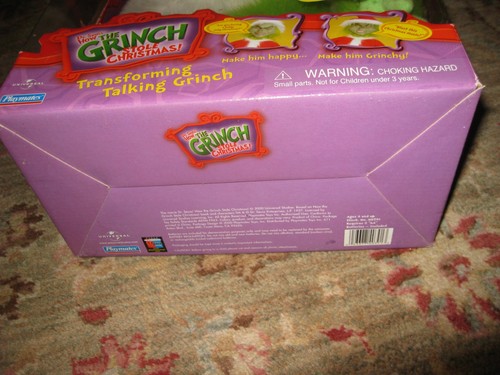 Dr Suess How The Grinch Stole Christmas Transforming Talking Plush Doll 2000 Box - Picture 13 of 16