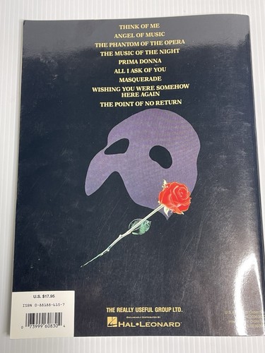 Phantom der Oper Souvenir Edition Noten Klavier Gesang Buch 000360830 - Bild 2 von 3