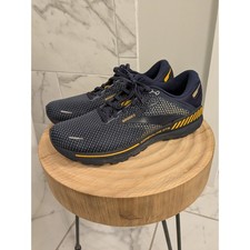 Brooks Adrenaline GTS 22 Running Shoes Mens Size 14 Navy Blue Yellow