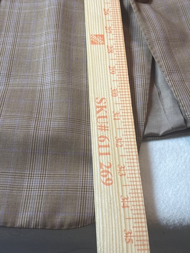 Ralph Lauren Purple Label 46R Herren Blazer Jacke beige kariert - Bild 5 von 16