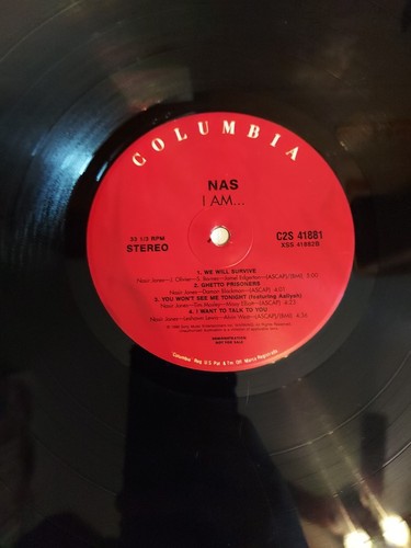 Nas 1999 I AM... Promotional 2-LPs Columbia Records #C2S 41881 VG+EX - Picture 15 of 15
