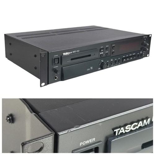 TASCAM MD-02 MDLP-Compatible Professional MiniDisc Deck W/ Remote Japan MA05 5.5 - Picture 3 of 10