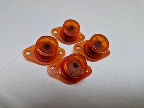 4 Used EM Pinball Machine Used Rollover Buttons