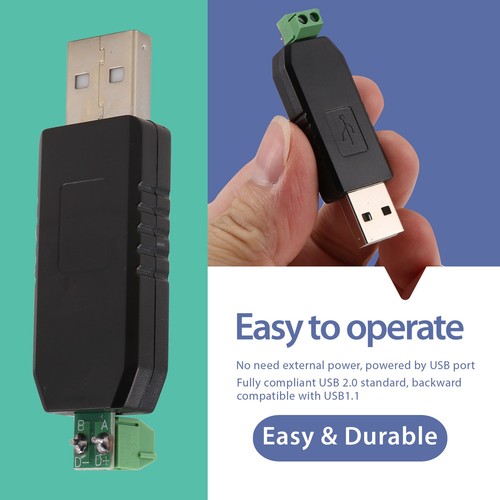 2x PC USB to RS485 -485 interface converter Serial adapter compatible + PLC D7B2 - Afbeelding 6 van 7