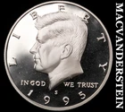 1995-S Kennedy Half Dollar- Silver- Choice Gem Proof Luster No Reserve #J6741