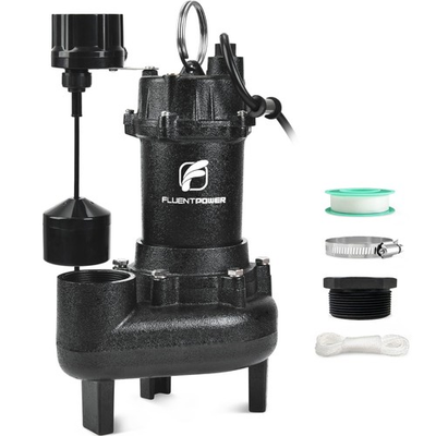 #ad 3 4HP 5000GPH Sewage Effluent Pump Cast Iron Ejector Submersible Sewer Pump... $240.84