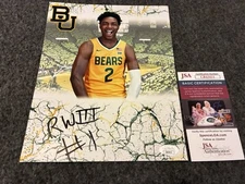 Robert Wright iii Signed 8x10 Photo Jsa Baylor Bears