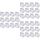  36 stücke 6cm Weihnachten hängende kugel ornament anhänger bälle transparente