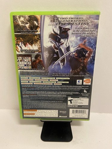 Soul Calibur V 5 (Xbox 360) CIB Completo con Juego/Manual FUNDA NUEVA - Imagen 2 de 6