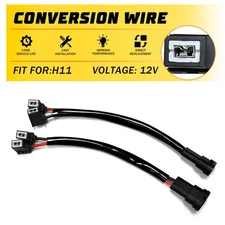 Conversion Wire H11 to H1 Light Fog Conversion Wire Pigtail Harness Extension