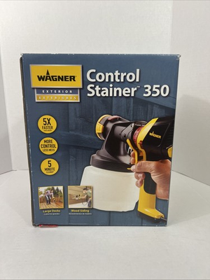 #ad New Wagner Control Stainer 350 HVLP Handheld Paint amp; Stain Sprayer $50.00