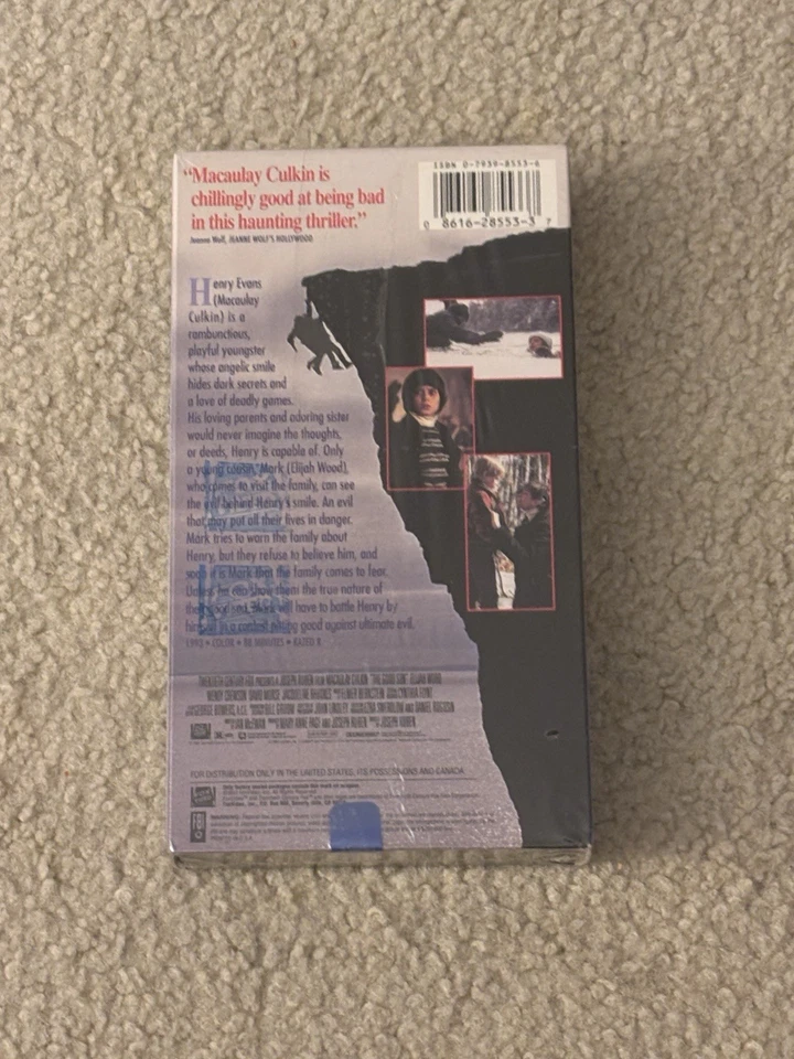 The Good Son (1993) Vhs Macaulay Culkin Elijah Wood New Sealed Foto 2 de 4