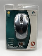 Logitech M510 Wireless Optical Mouse Grey/Black New Sealed In Box