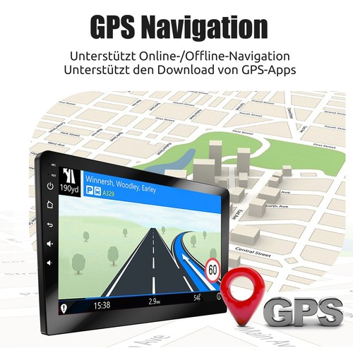 DAB+ 64G Doppel 2Din Autoradio Stereo Bluetooth Apple Carplay ChatGPT MP5 Player - Bild 6 von 14