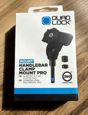 NEW Quad Lock Motorcycle Handlebar Clamp Phone Mount PRO Quadlock