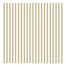 21 Pieces 2.0mm Brass Round Rods, Sutemribor Brass Solid Round Rod Lathe Bar ...