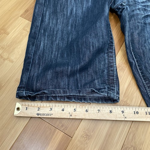 Y2K Southpole Premium Baggy Jeans Herren Größe 36x33 dunkle Waschung Pattentasche Skater - Bild 12 von 12