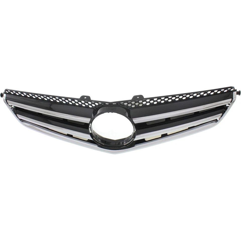 Conjunto de rejilla para Mercedes Benz C230 2008-2009 carcasa cromada con inserto negro Foto 4 de 4