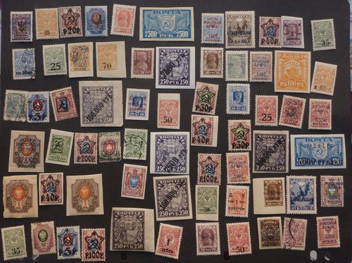 RUSSIA UNSORTED MINT AND USED WITH IMPERFS WORLDWIDE FREE SHIPPING