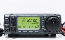 ICOM IC-706S 10W HF/50/144MHz All Mode Transceiver Microphone Ham Radio Tested