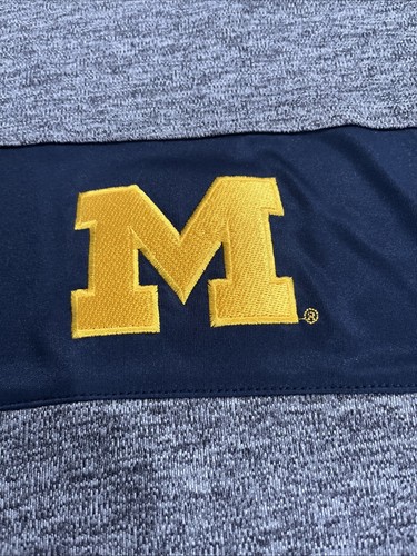 Herren Profile Varsity NCAA University of Michigan B&T Poly Farbblock Golf 3XL - Bild 2 von 5