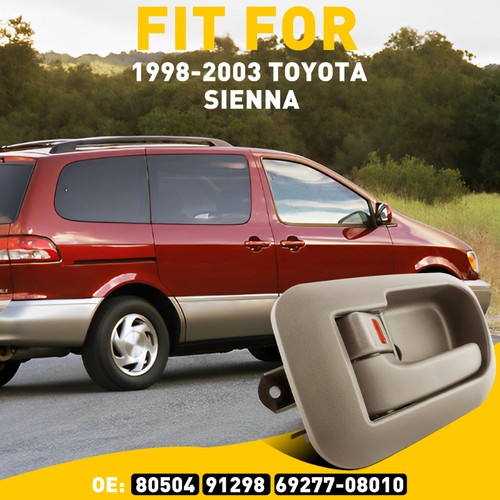 Manija de puerta interior delantera derecha/izquierda lado del pasajero para Toyota Sienna interior - Imagen 5 de 24
