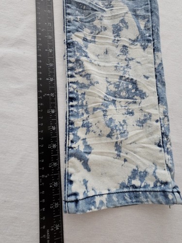 Demolition Mens Acid Bleach Wash Distressed Rocker Skater Jeans Size 32x32 - Picture 3 of 11