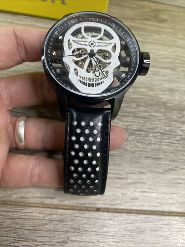 Orologio 48mm SKULL quadrante nero/bianco meccanico S1 RALLY Invicta 19718 - Foto 4 di 24