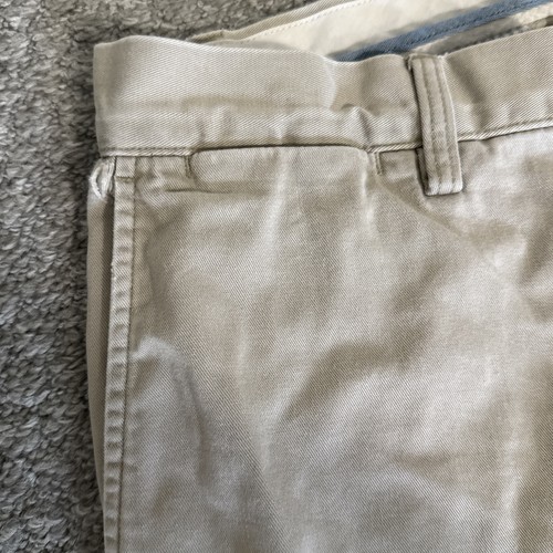 Polo Ralph Lauren Chinos Mens W33 L31 Beige Chinos Classic Fit Cotton Zip Fly - Picture 6 of 17