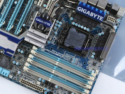 GIGABYTE GA-X58A-UD7 LGA 1366 Motherboard Intel X58 DDR3 ATX USB3 SATA3.0 RJ45 - Picture 1 of 4