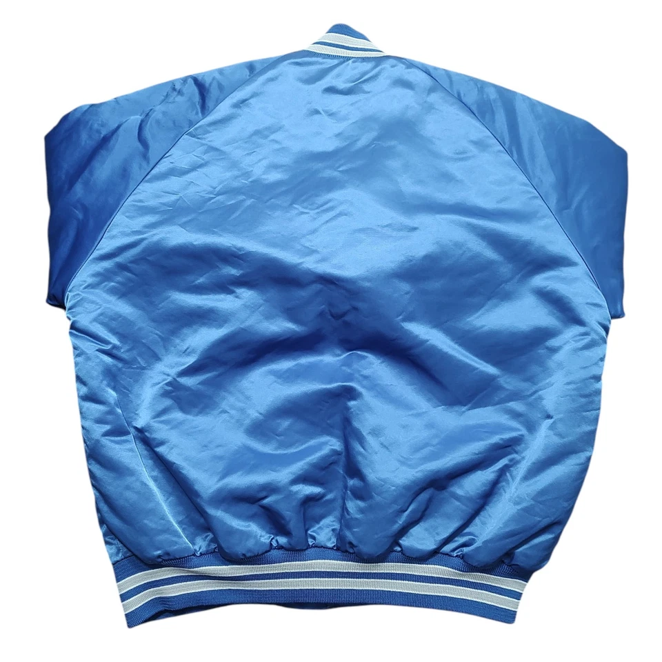 Vtg Chalk Line Minnesota Timberwolves Satin Snap Jacket NBA 90s Mens Medium - Image 4 of 4