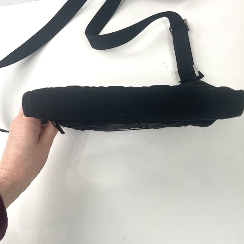 Vera Bradley Umhängetasche schwarz gesteppt Tasche Geldbörse verstellbarer Riemen integrierte Geldbörse - Bild 5 von 14