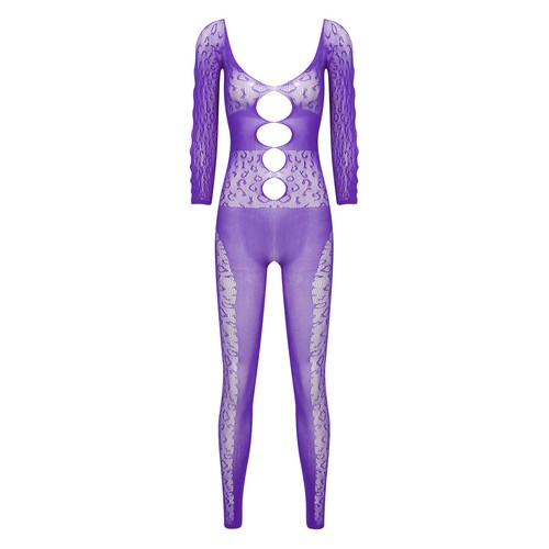 Womens Bodystockings Dance One Piece Couple Game Jumpsuit Adult Bodysuit Rave - Picture 41 of 114