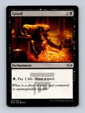 Greed Modern Horizons 2 Non-Foil MTG NM