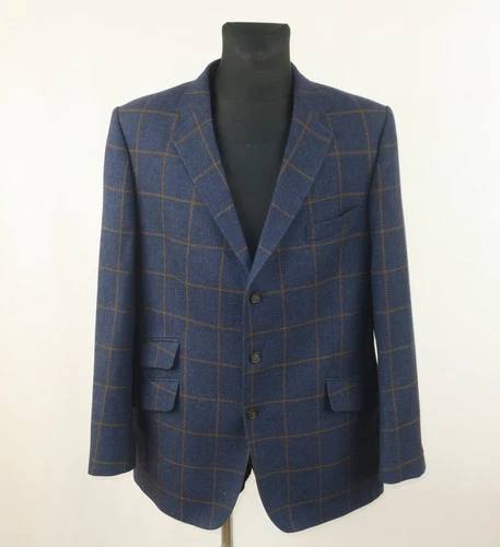 CORDINGS MENS CHECKERED TAILORED BLAZER SIZE EU-54 UK-44 US-44L