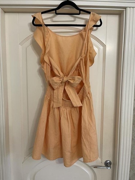 Women Free People Dress Orange 38 / M / 46