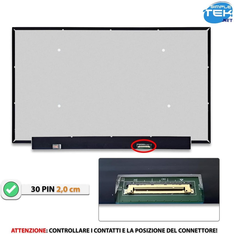 Laptiptop 15,6 Zoll Display - Mattes Full-HD Ersatzdisplay Für Laptops