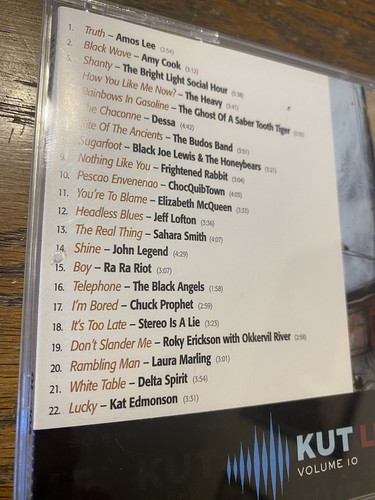 KUT Live Vol 10 CD Austin Texas The Black Angels Roky Erickson Black Joe Lewis - Picture 3 of 11